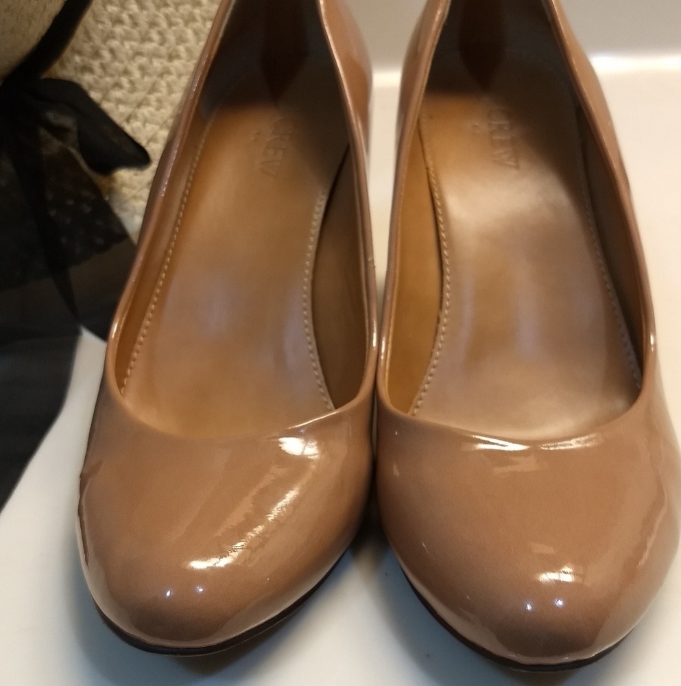 J. Crew Patent Wedges